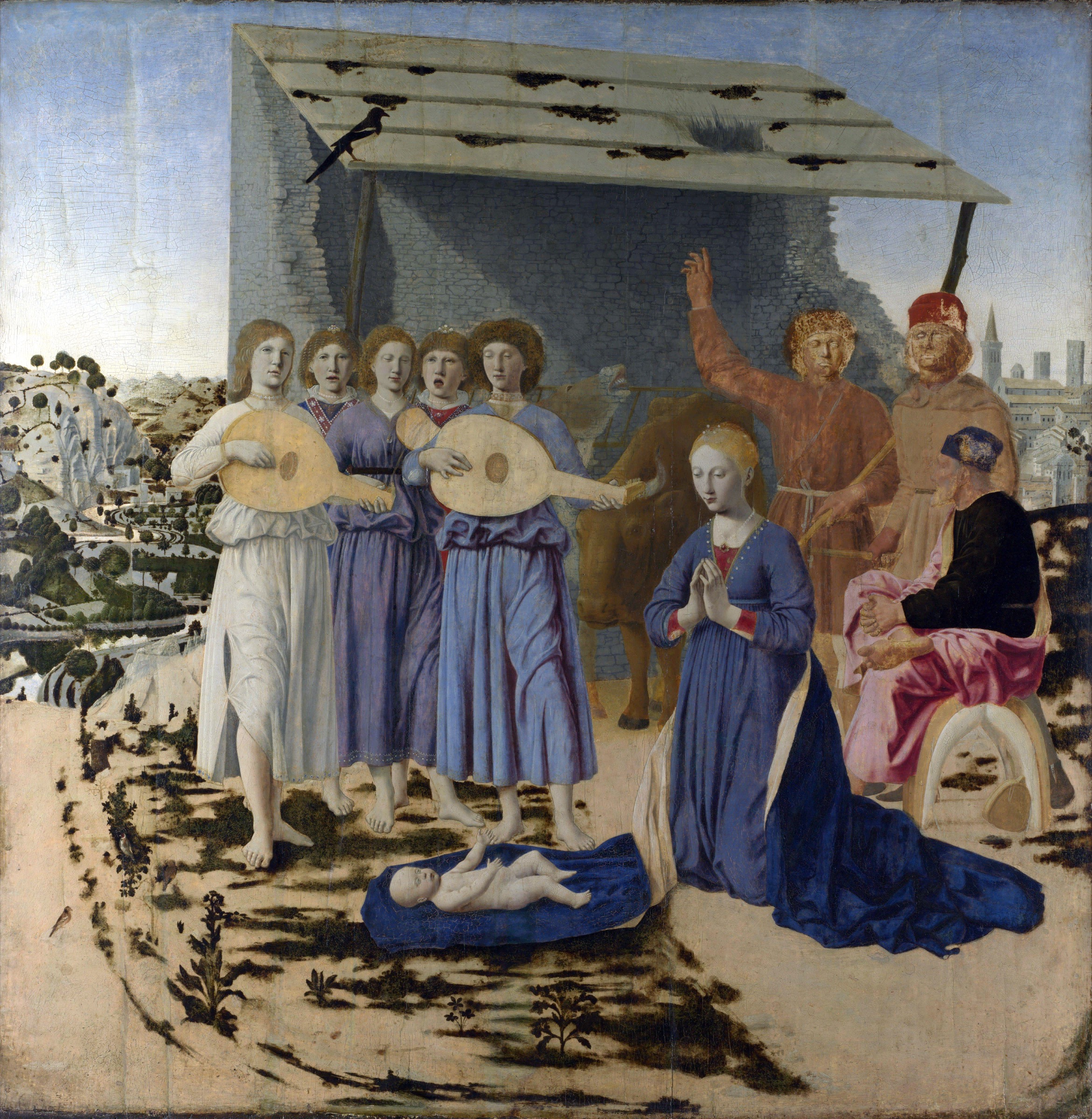 La Natividad de Piero della Francesca