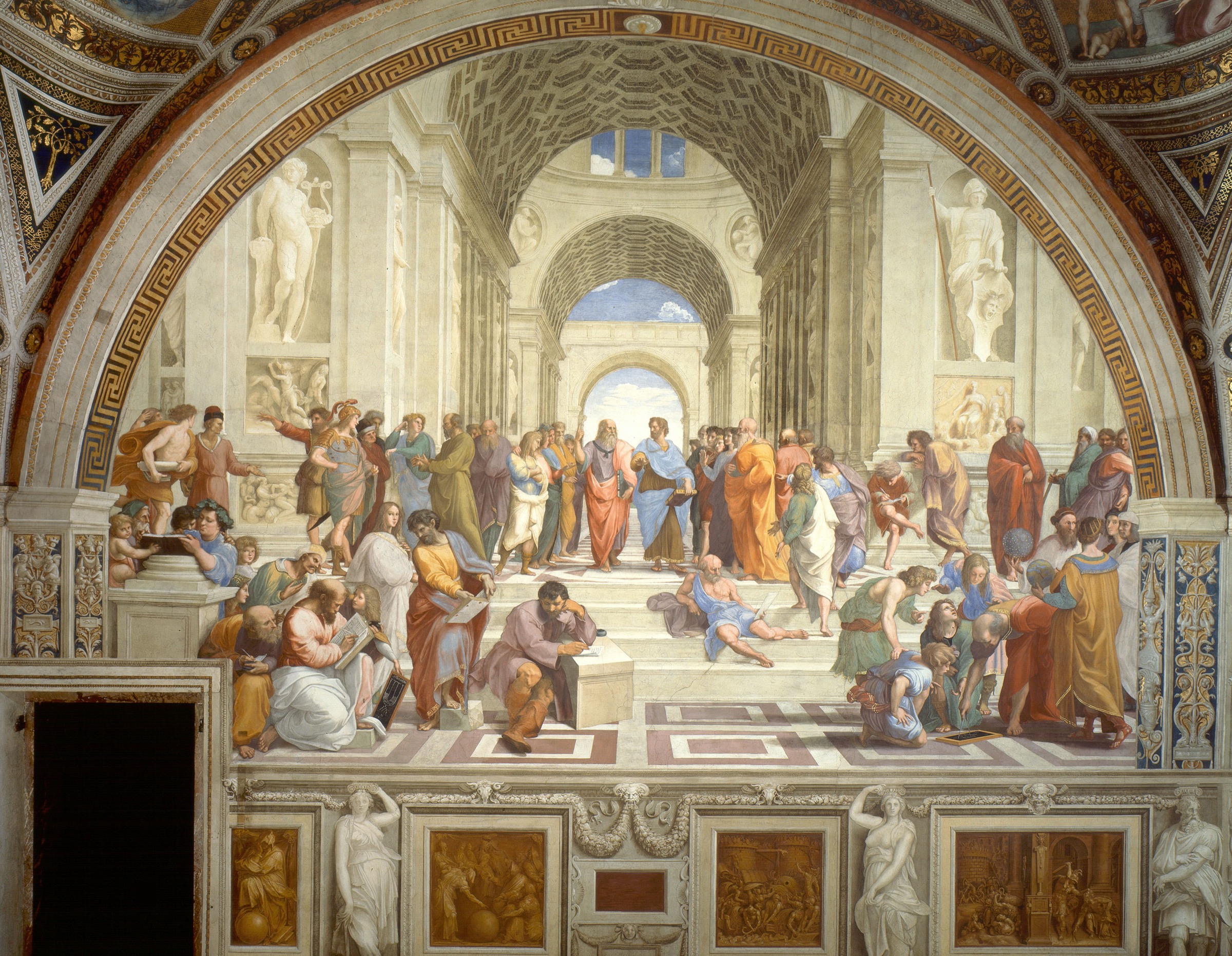 La escuela de Atenas de Rafael Sanzio