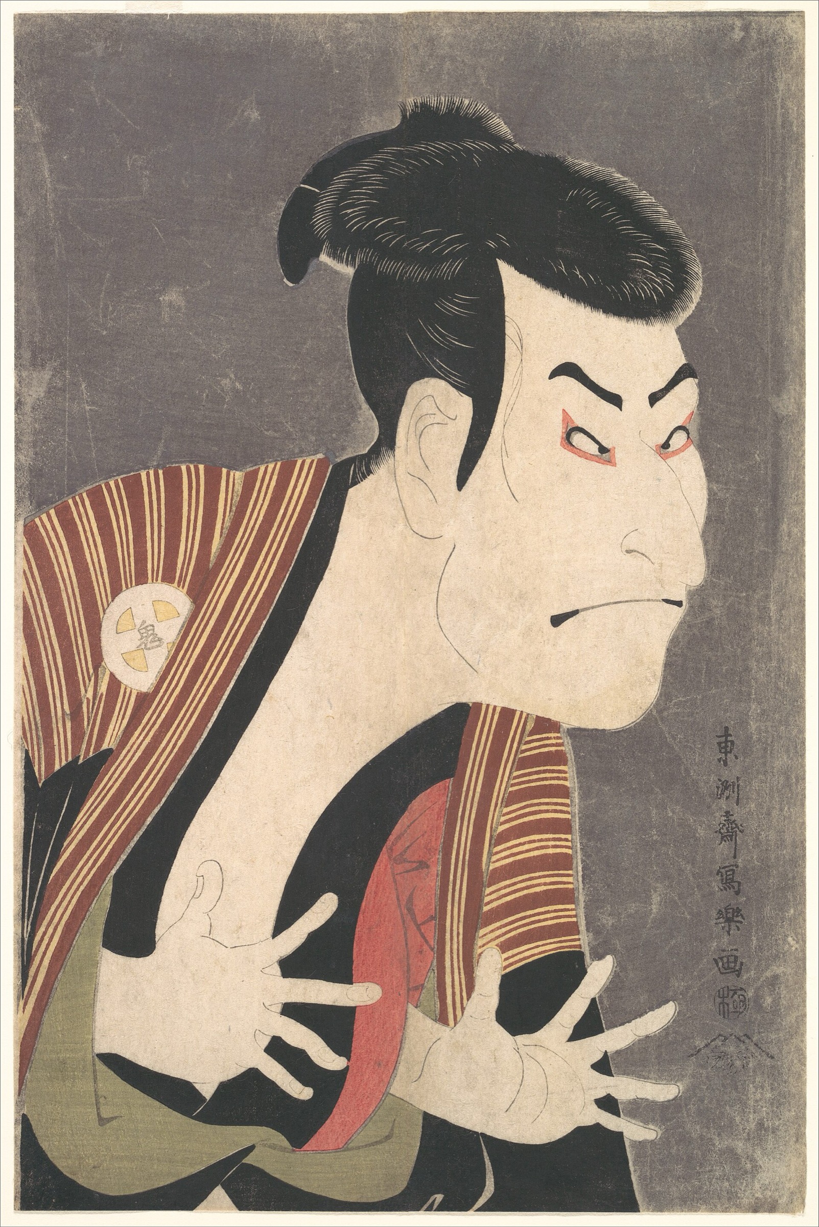 El actor Otani Oniji III como Yakko Edobei de Toshusai Sharaku